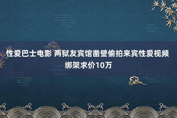 性爱巴士电影 两狱友宾馆凿壁偷拍来宾性爱视频 绑架求价10万